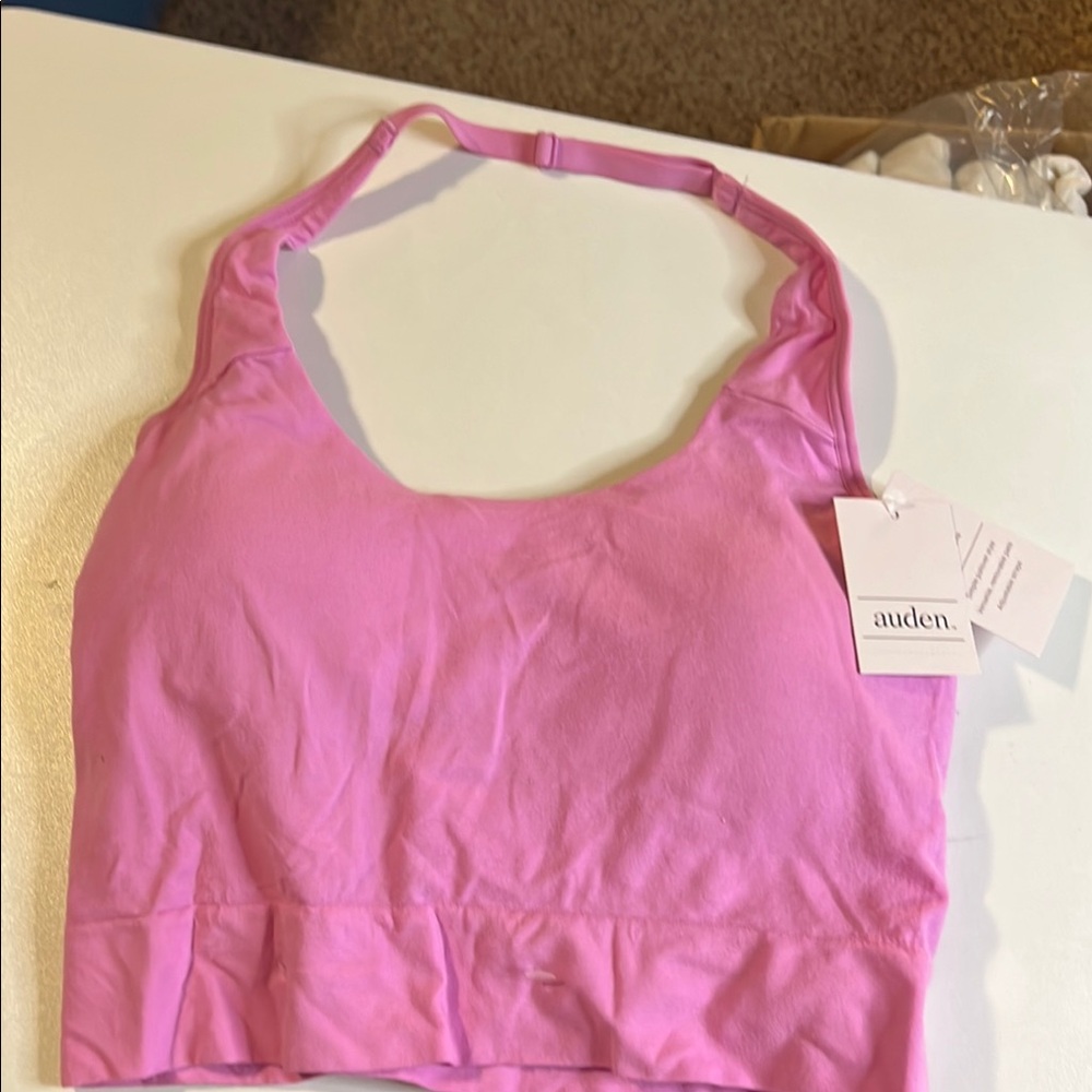 Auden Light Pink Halter Bralette